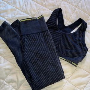 SOULCYCLE BRA AND LEGGINGS SET